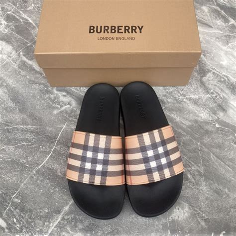 burberry rainbow slippers|Burberry slippers for men.